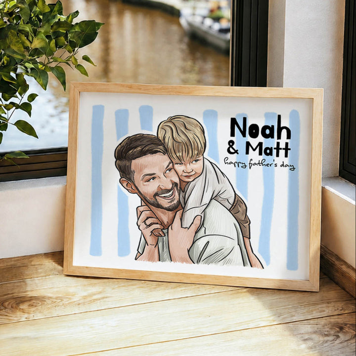A print-ready custom artwork prepared in the studio.